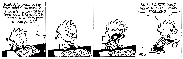 Calvin’s math problem